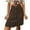 Brown, variant on Women's High Waist Leather Mini Pencil Skirt Corduroy with Buckle Design Short Skirt Brown S