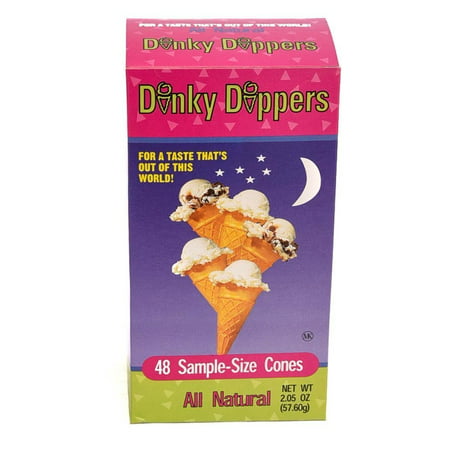 Dinky Dippers Miniature Ice Cream Cones Mini Child-Size 48ct, 1.95
