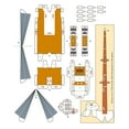 thumbnail image 3 of Retro Model Toy Czar Russia Navy Oslabya Battleship Paper Model Gift for Military History Enthusiasts, 3 of 8