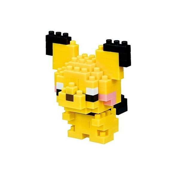 Nanoblock Pokemon Pichu Pocket Monsters Building Blocks Walmart Com Walmart Com