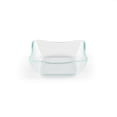 thumbnail image 2 of Glass Dinnerware 3.5" x 3.5" x h:1.25" 3 oz. Square Clear Glass Deep Plate (Set of 6), 2 of 3
