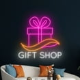 thumbnail image 5 of Handmadetneonsign Gifts Shop Neon Sign, Gift Shop Open Logo Wall Art Decor, Gift Store Wall Decor, 5 of 5