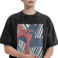 thumbnail image 3 of Spider-Man Men's Vintage Washed Drop Shoulder Short Sleeve T-Shirt, 3 of 7
