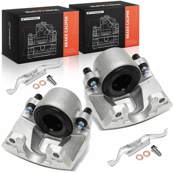 A-Premium Disc Brake Caliper Assembly Without Bracket Compatible with Dodge Durango Dakota 2000 2001 2002 - Front Driver and Passenger Side