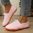 thumbnail image 4 of EKVAHL Women's Orthopedic Barefoot Sneakers, Slip‑On Wide Width Walking Shoes, Flexible Beach Home Casual Tennis Shoes Pink, 4 of 4