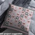 thumbnail image 2 of Castle Fairy Halloween Skeleton Fabric by the Yard 1 Yard,Geometric Plaid Home Decor Fabric by the Yard,Spooky Animal Bat Room Decor Fabric by the Yard,Luxury Bedroom Decor, 2 of 6