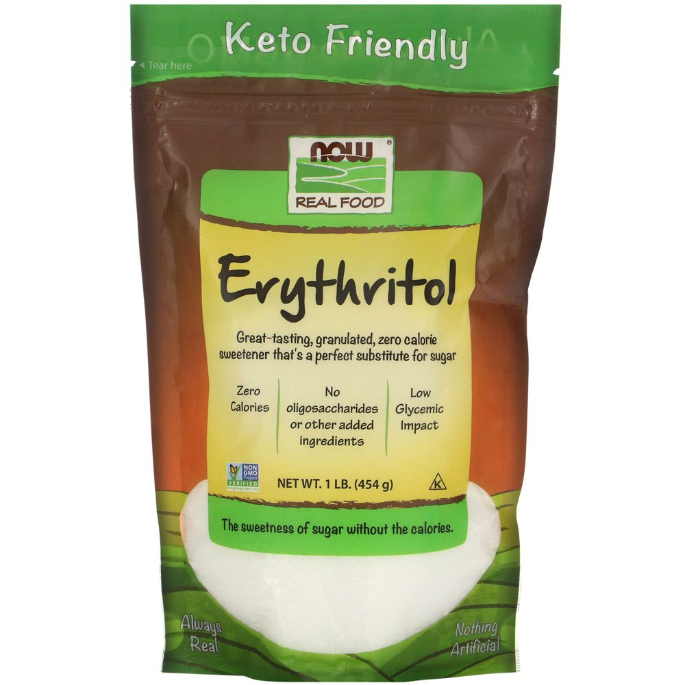 Now Foods Real Food, Erythritol, 1 lb (454 g)