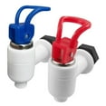 thumbnail image 1 of Unique Bargains 2 Pcs Robinet en Plastique Rouge Bleu Blanc Distributeur d'Eau, 1 of 1