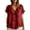 05# Hot Pink, variant on Ihhxva Women Cotton Tops Loose Fit Summer V-Neck Ruffle Blouse Casual Linen Top Flowy Boho Chic Beach Vacation Tunic S-2XL