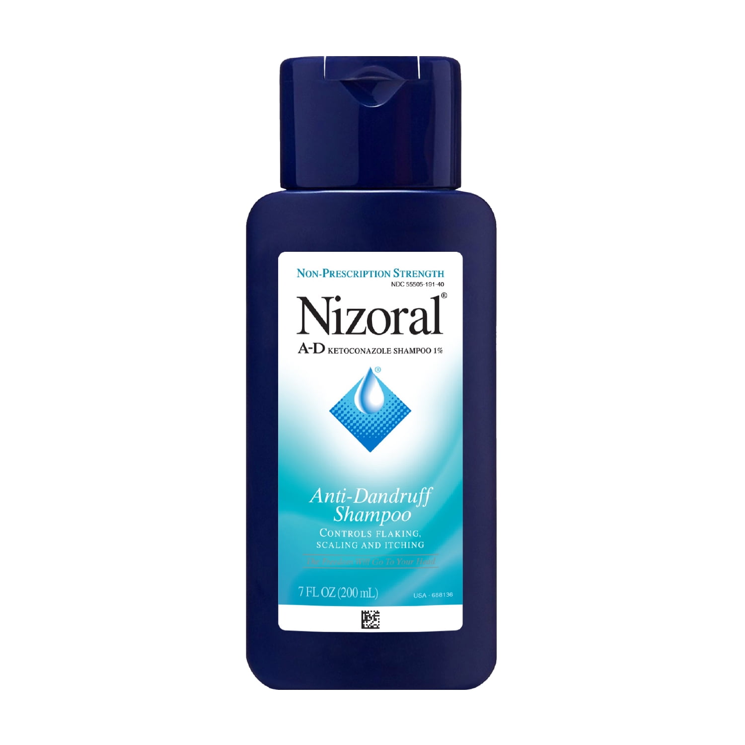 Nizoral A-D Dandruff Shampoo – Ketokonazolbehandling for vedvarende flass og soppinfeksjoner.