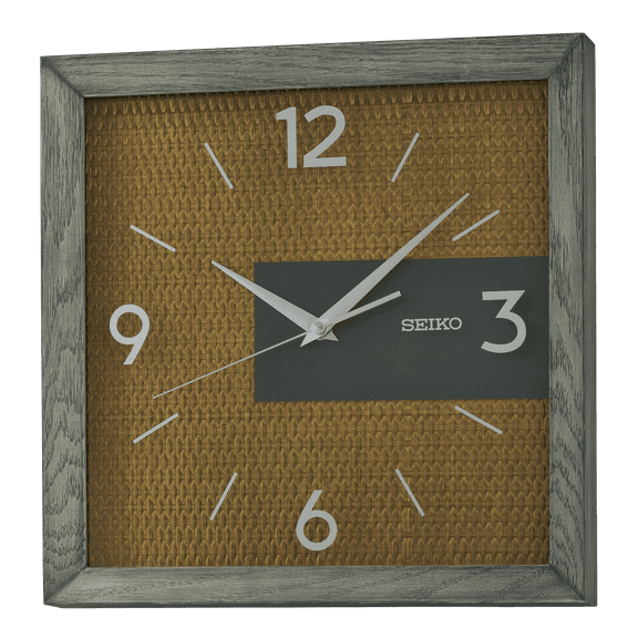 Seiko Palm Springs Wall Clock, Gray