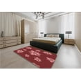thumbnail image 4 of Ahgly Company Indoor Rectangle Patterned Cranberry Red Area Rugs, 8' x 10', 4 of 6