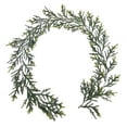 thumbnail image 5 of Hvmvliv Christmas Garland 61.02in Simulated Christmas Rattan Soft Green Norfolk Pine Needles Leaf Door Wall Window Hanging Home Fireplace Decoration Green, 5 of 5