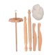 thumbnail image 5 of Devanador madera 50 g para lana, fácil montaje, regalo, herramienta para hilar hilo, huso caída para madejas, ideal para aficionados a la, 5 of 8
