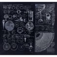 thumbnail image 3 of Lavoie, Tina 13x12 Black Modern Framed Museum Art Print Titled - Astronomy Diagrams From 1728, 3 of 5