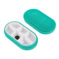 thumbnail image 2 of Unique Bargains 1 Pc 6 Grids Capsule Type Pill Case Portable for Travel Light Blue, 2 of 6
