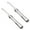 silver, variant on JoyMoreHome 2 Pack Kitchen Vegetable Peeler, Stainless Steel Rotary Peeler, with Ergonomic Control Handle-Dishwasher Safety Peelers