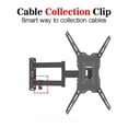 thumbnail image 2 of TV Wall Mount Bracket 180° Swivel Tilt for 32 36 40 43 46 50 52 55 LED LCD, 2 of 11