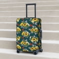 thumbnail image 5 of Uemuo Sunflowers Printed Washable Luggage Cover - Fashion Suitcase Protector Fits 18-32 Inch Luggage -Medium, 5 of 9