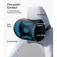 thumbnail image 4 of Almohada cervical Wigoo 2026 de espuma viscoelástica suave negra, paquete de 2, 4 of 7