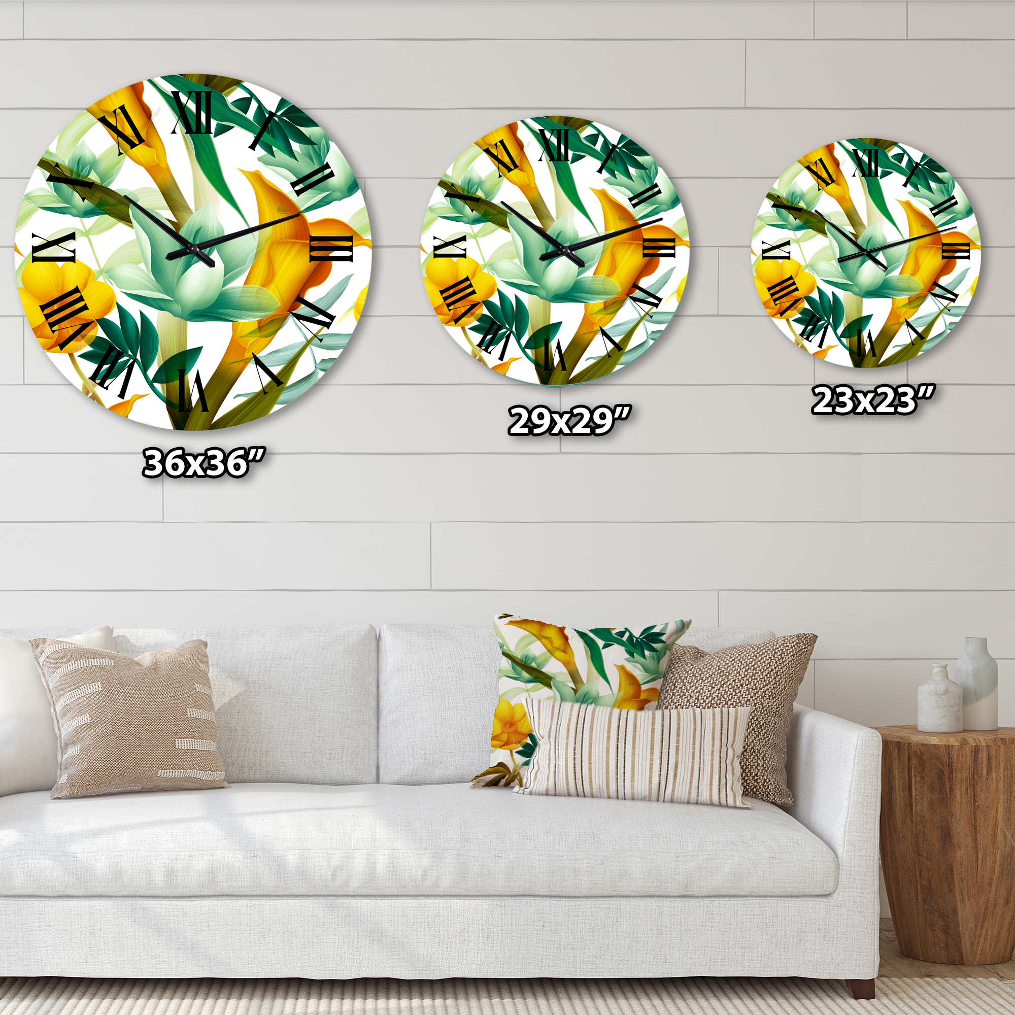 Designart 1 in Quartz Modern/Contemporary Wall Clock