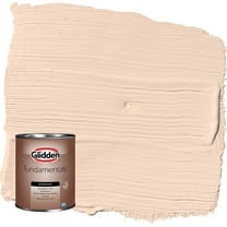 Glidden Fundamentals Sourpatch Peach / Orange Satin Exterior Paint, 1 Quart