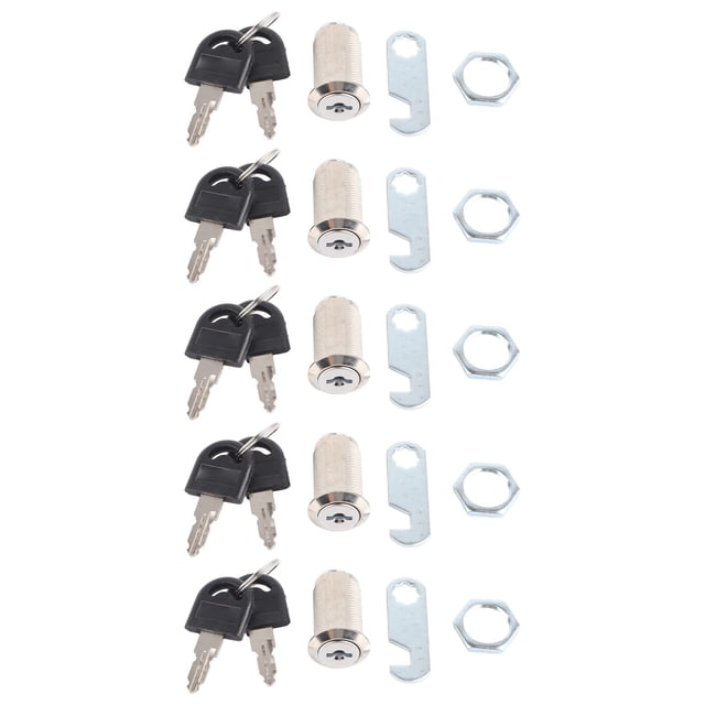 juegos de cerradura de leva para gabinete de 30mm/1,18 pulgadas, cerradura de almacenamiento de seguridad para RV para cajón, buzón, caja de herramientas