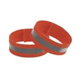 thumbnail image 1 of 2X Reflective Bands Arm Belt Armband Reflective Bands Outdoors Strap Elastic Wristband Reflector Safety for Night Walking Running Jogging Orange Red/4CM, 1 of 9