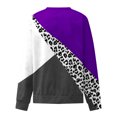 thumbnail image 4 of 2023 Chandail en Molleton Mode pour Femmes 50 % de Réduction Liquidation Col Rond Mode Décontractée Manches Longues Imprimé Chandail en Molleton Haut Blouse, 4 of 5