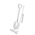 thumbnail image 3 of Boreal Craft Formal Dining Room Table Set Cute Stainless Steel Shovel Spoon Set Dessert & Watermelon Serving Utensils For Home Use, 3 of 6