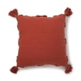 thumbnail image 3 of Better Homes & Gardens Tufted Trellis Decorative Throw Pillow, 20" x 20", Square, Rusty Brick, 3 of 5