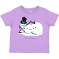 thumbnail image 3 of Inktastic Let It Snow Sassy Snowman in Top Hat Boys or Girls Toddler T-Shirt, 3 of 5