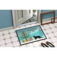 thumbnail image 4 of Black Chantilly Tiffany Cat Merry Christmas Door Mat, 4 of 4