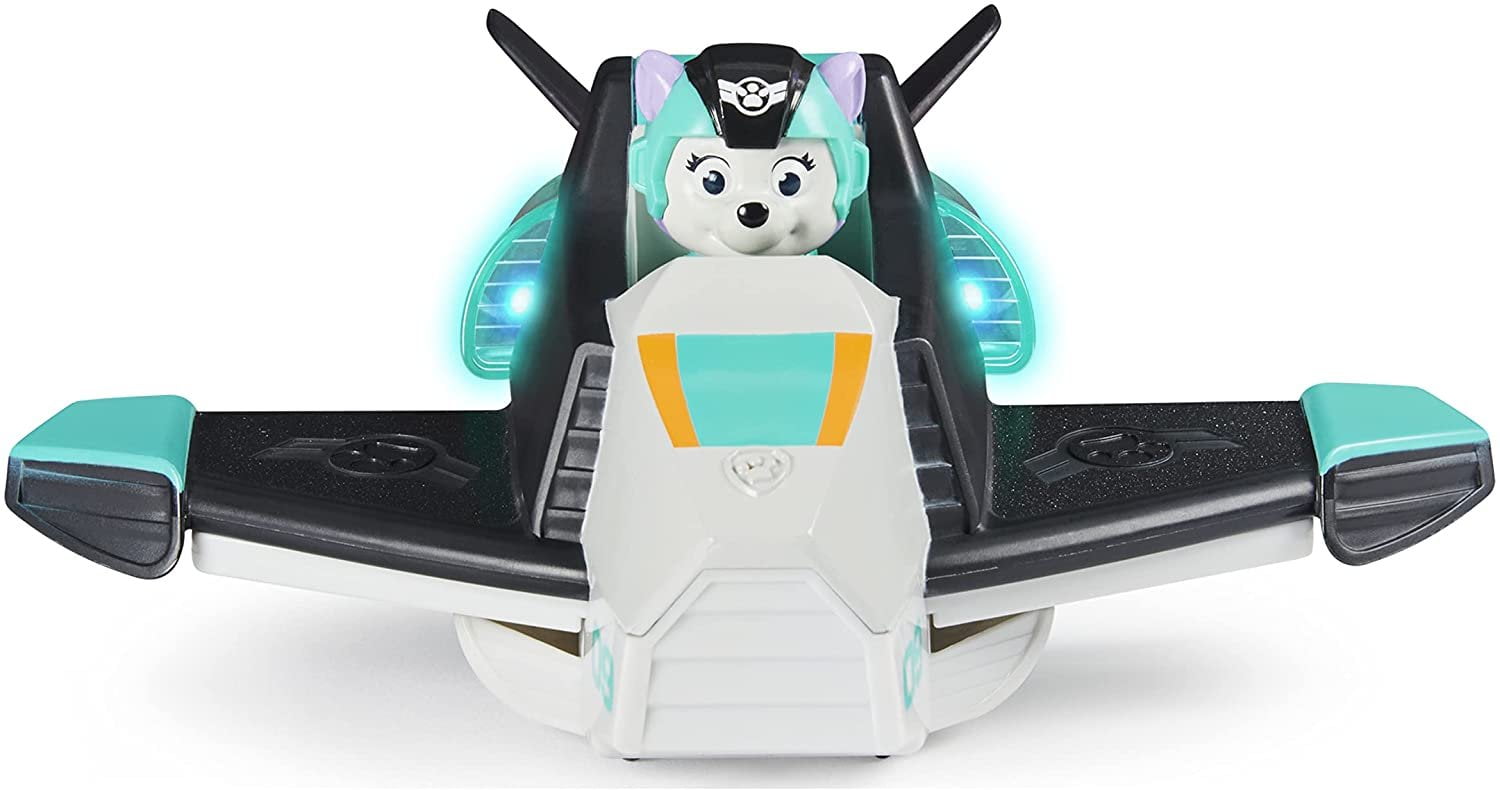Paw Patrol, Jet to The Rescue Everest Deluxe Transforming Vehicle with Lights and Sounds