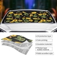 thumbnail image 5 of Disketp Windshield Sun Shade, Car Sun Shade For Front Window Bees And Sunflowers Sunshades Sun Visor Protector Blocks Uv Rays Foldable, 5 of 9