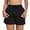 Black, variant on Women's Sweat Shorts with Pockets Cotton French Terry Drawstring Summer Workout Casual Lounge Shorts S