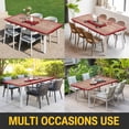 thumbnail image 5 of Red Valentine's Day Table Cloths for 6 Foot Rectangle Tables, Roses Truck Romantic Love Heart Wooden Patio Waterproof Elastic Fitted Tablecloths, Washable Rectangular Table Cover for Camping, 5 of 8