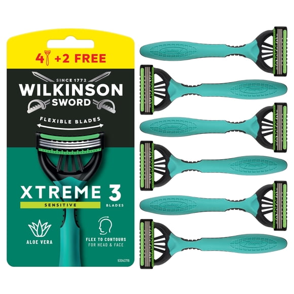 Afeitadora desechable Wilkinson Sword Xtreme 3 Sensitive, 6 piezas