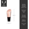 thumbnail image 3 of Viski 4885 Summit Copper Heavyweight Bottle Stopper, 3 of 6