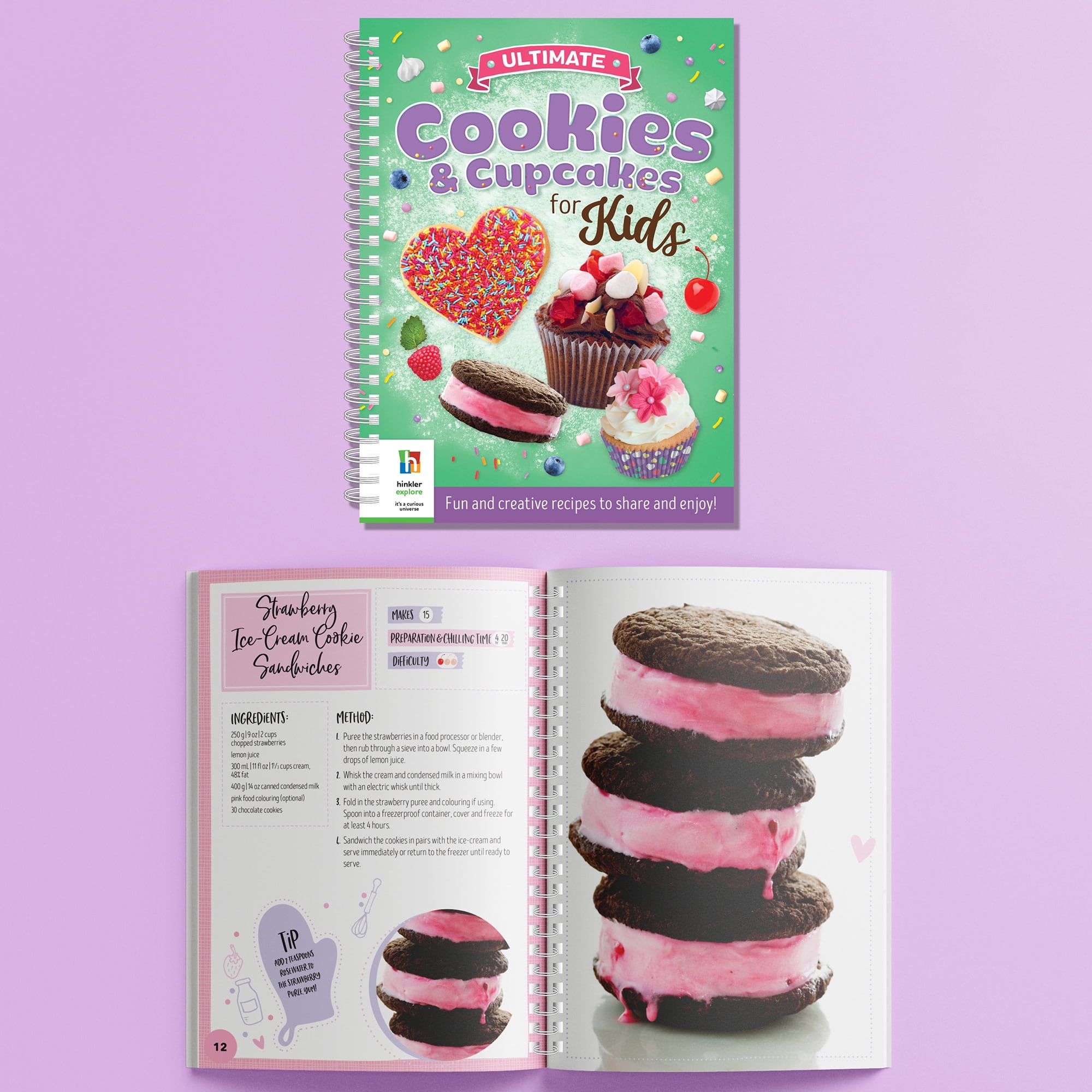 Ultimate Cookie & Cupcakes for Kids - Cookbooks for Kids - Cooking with Children - Baking Utensils and Guides - Children's Hobbies - Learn to Bake Cookies and Cupcakes - Baking for Kids Aged 8 to 12