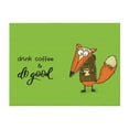 thumbnail image 4 of KLL Drink Coffee And Do Good Print Fleece Throw Blanket, Horizontal Fleece Bedding Cute Soft Blankets Comfy Fleece Flannel Plush Home Decor for Couch & Bed -80"x60", 4 of 9