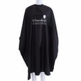 thumbnail image 2 of Adult Hairdressing Cape Cover Cutting Salon Hairdressing Dresscutting Unisex Barber Gown Cape Waterproof Hairdresser Apron black, 2 of 9