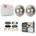 thumbnail image 1 of Transit Auto Ensemble de Disques de Frein Arrière et de Plaquettes Céramiques pour Voiture 2014-2015 Kia Sorento avec Étriers Peints Rouges K8T-103022, 1 of 11