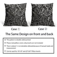 thumbnail image 6 of Black Pillow Covers 18x18 Set of 2 Vintage Floral Botanical Print Spring Flower Plant Pattern Decorative Throw Pillow Cases Outdoor Farmhouse Decor for Home Sofa Couch Bed, 6 of 7