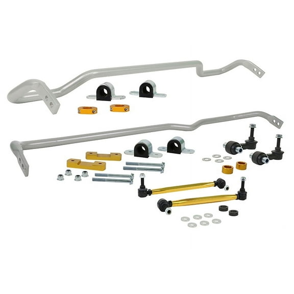 Whiteline Front (24mm) and Rear (22mm) Swaybar Kit; fits Volkswagen Golf 15-18 Fits select: 2017 VOLKSWAGEN GTI S, 2015-2019 AUDI A3 PREMIUM