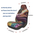 thumbnail image 3 of Yiaed Rainbow Scales Fantasy Dragon Print Car Seat Covers,Universal Auto Seats Protector Fits for Car,SUV Sedan,Truck,Automotive Seat Covers & Accessories, 3 of 5