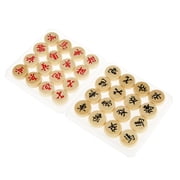 Mini Foldable Board Game Chinese Traditional Game Gathering Party Game Portable Xiang Chinese Chess Set 1inchPieces Diameter