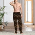 thumbnail image 6 of Lsque Halloween Pumpkins1 Print Men's Pajama Pants, Lounge Pant - Comfortable Home Wear,Elastic Waistband, Stylish Design-Medium, 6 of 9
