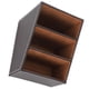 thumbnail image 1 of Caja De Almacenamiento De Cuero Sintético Para Escritorio, Organizador De Papelería, Suministros Multifunción, Color Café, 3 Rejillas, 1 of 7