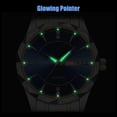 thumbnail image 6 of Waterproof Men Watch Stainless Steel Quartz Luminous Classic Business Wristwatch, 6 of 8